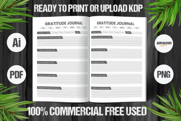 Download Gratitude Journal 2023 KDP Interior V 9 - Premium Resources