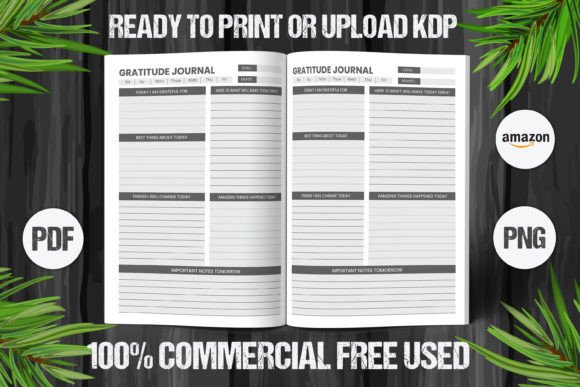Download Gratitude Journal 2023 KDP Interior V 7 - Premium Bundle