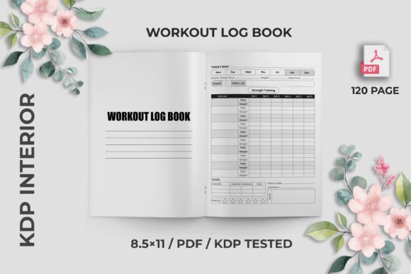 Download Workout Log Book – KDP Interior - Workout log Collection