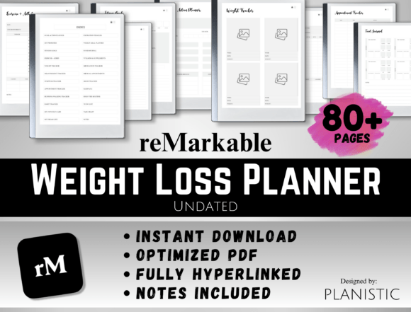 Download ReMarkable 2 Weight Loss Planner - Weight loss planner Collection