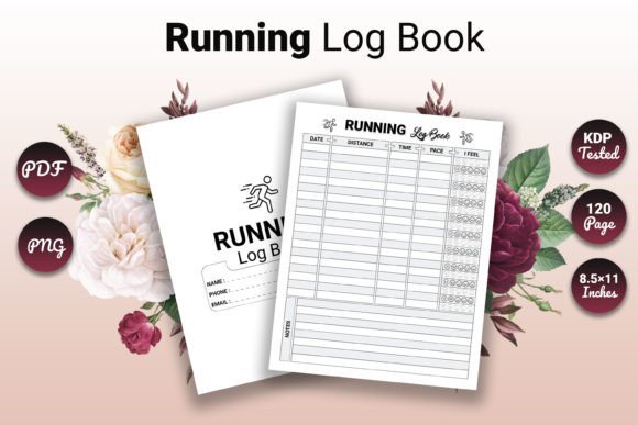 Download Running Log Book KDP Interior - Running log book Collection