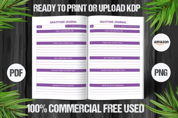 Download Gratitude Journal 2023 KDP Interior V 6 - Premium Bundle