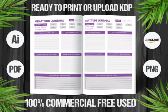 Download Gratitude Journal 2023 KDP Interior V 8 - Premium Bundle