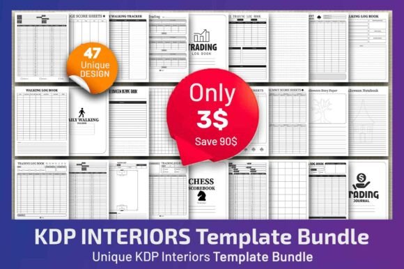 Download Unique KDP Interiors Template Bundle - Interiors template Collection